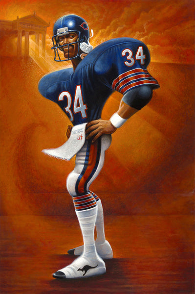Sweat à capuche Mitchell & Ness Walter Payton bleu marine Sweat à capuche Mitchell & Ness Walter Payton bleu marine