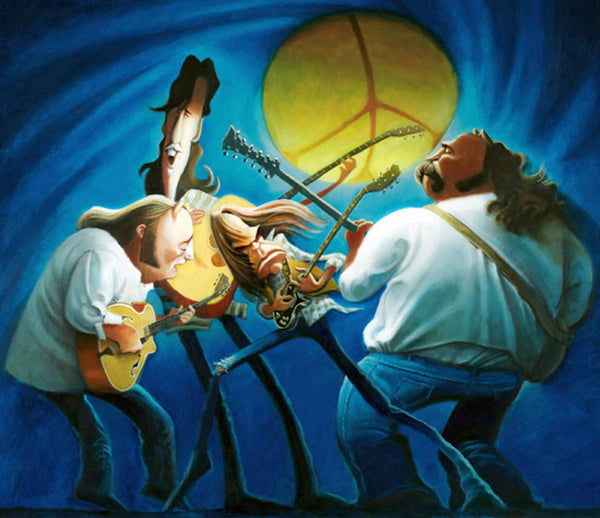 Crosby Stills Nash and Young Tribute – David O'Keefe Studios